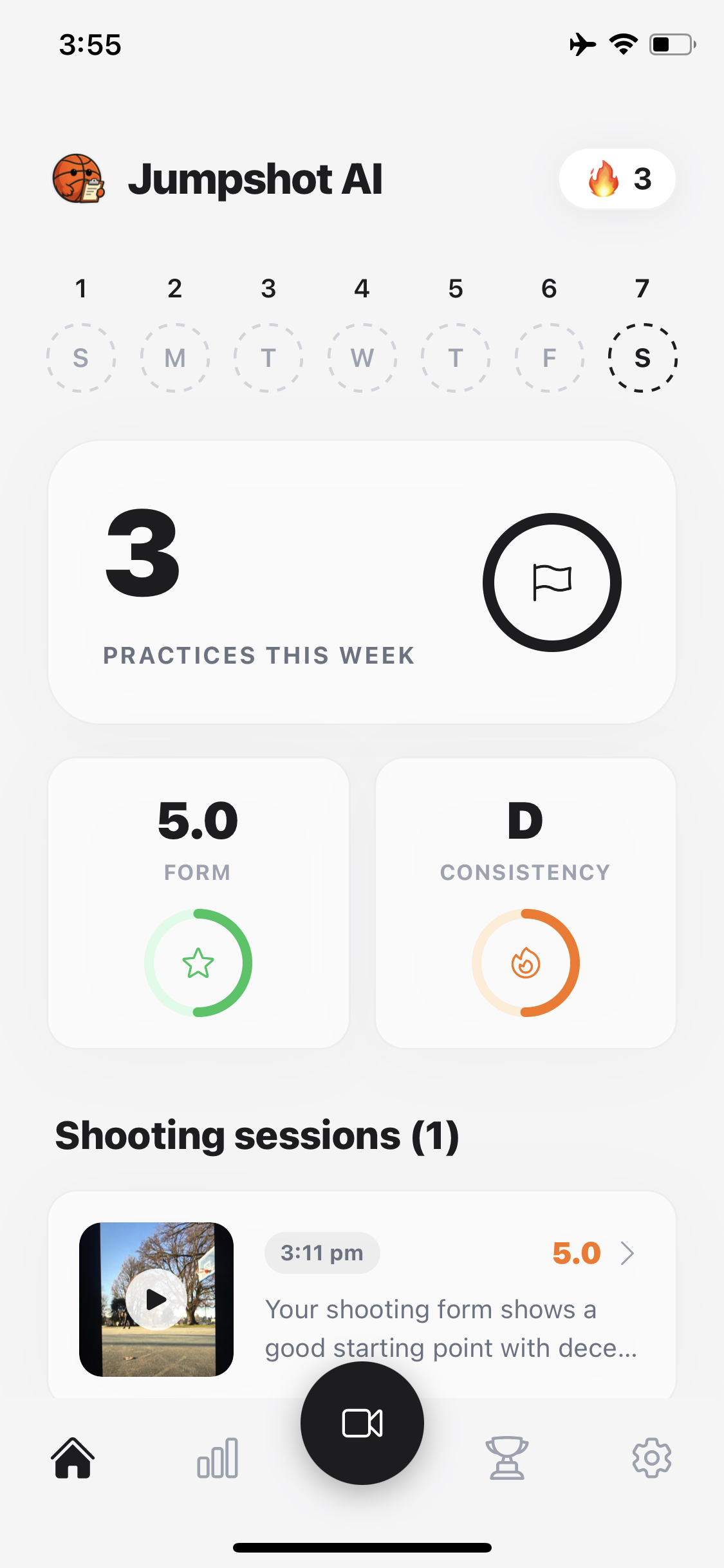 Session tracking in Jumpshot AI
